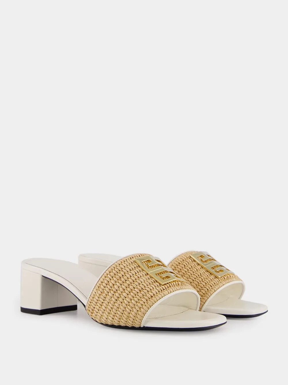 4G Mules In Raffia