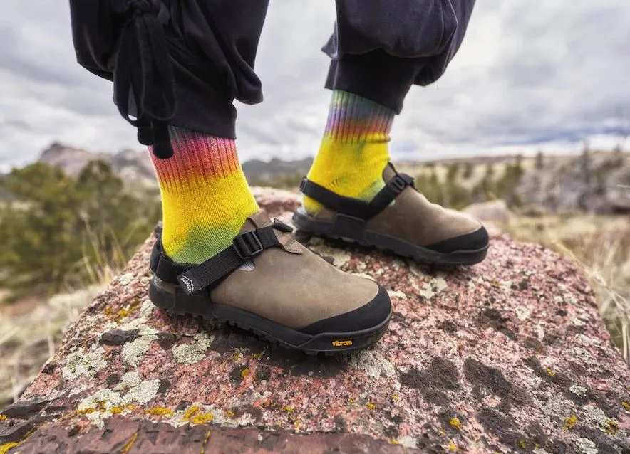 Bedrock Mountain Clogs - Nubuck Leather (Driftwood Gray)