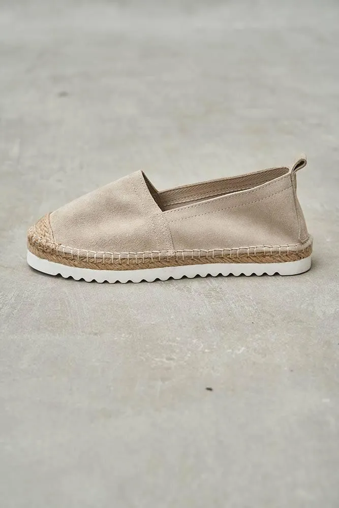 Boho Beige Suede