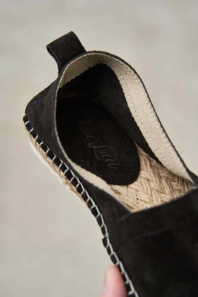 Boho Black Suede