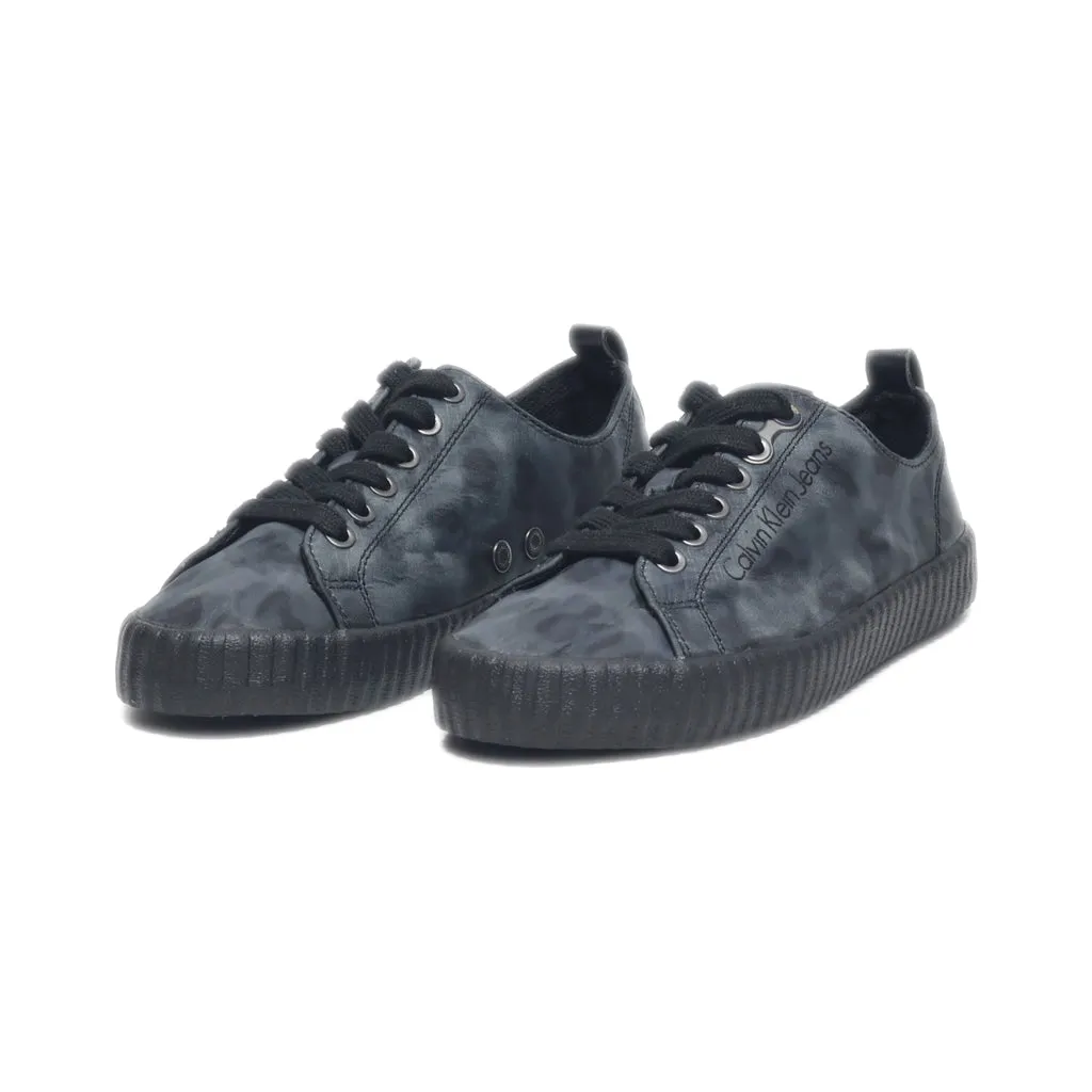 Calvin Klein Lace Ups Canvas Grey Colour For Women