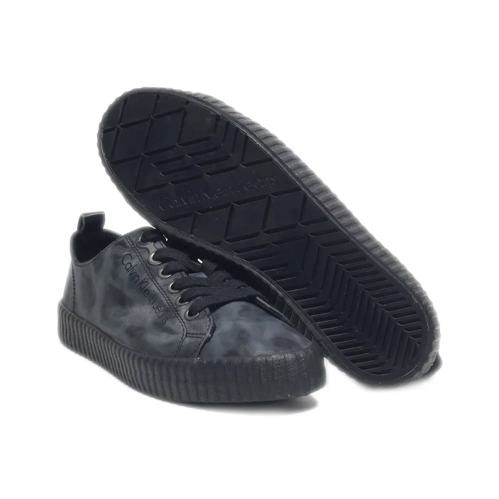Calvin Klein Lace Ups Canvas Grey Colour For Women