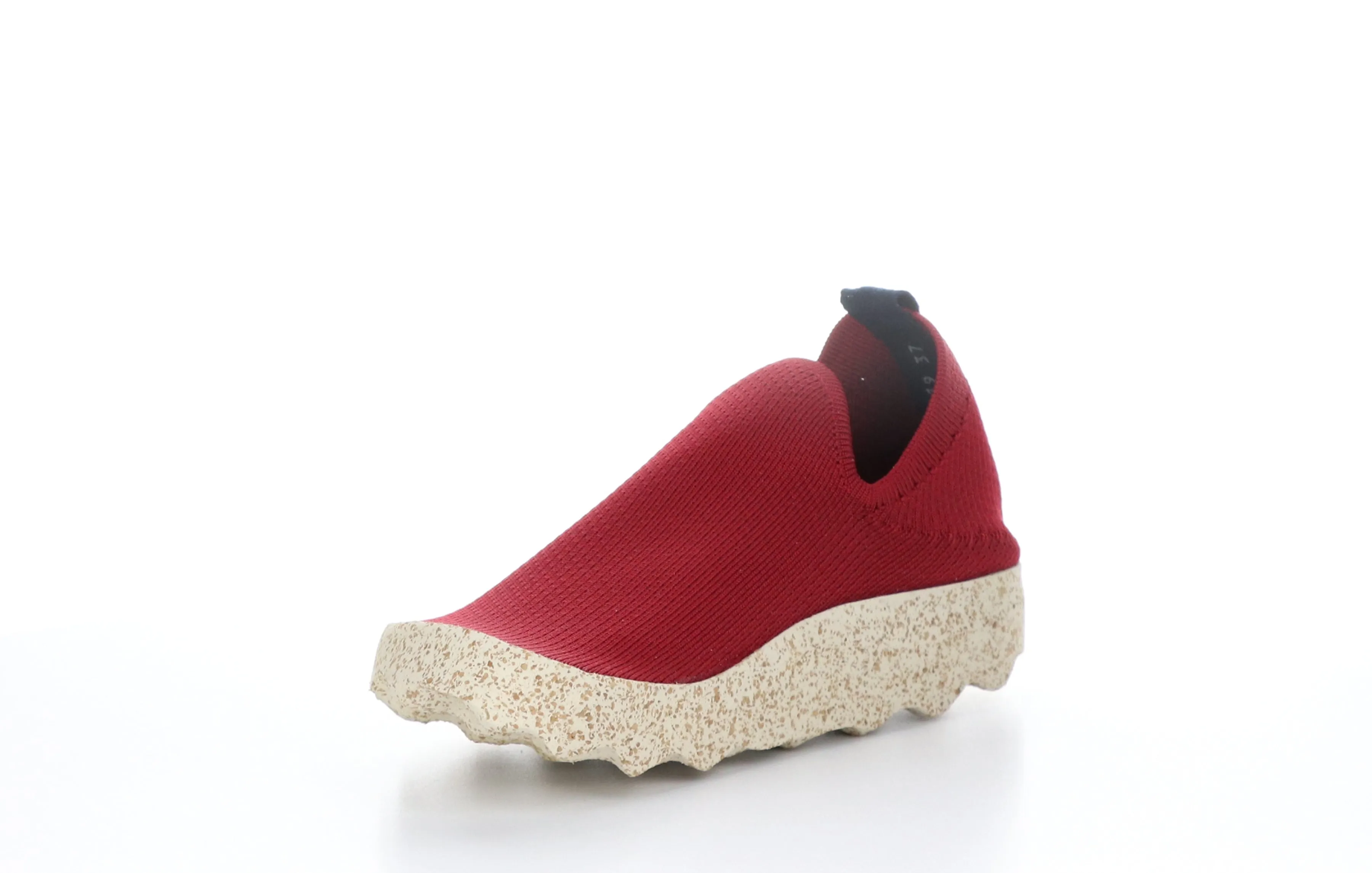 CARE_L Red S.caf�� Stretch Elasticated Trainers