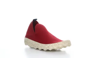 CARE_L Red S.caf�� Stretch Elasticated Trainers