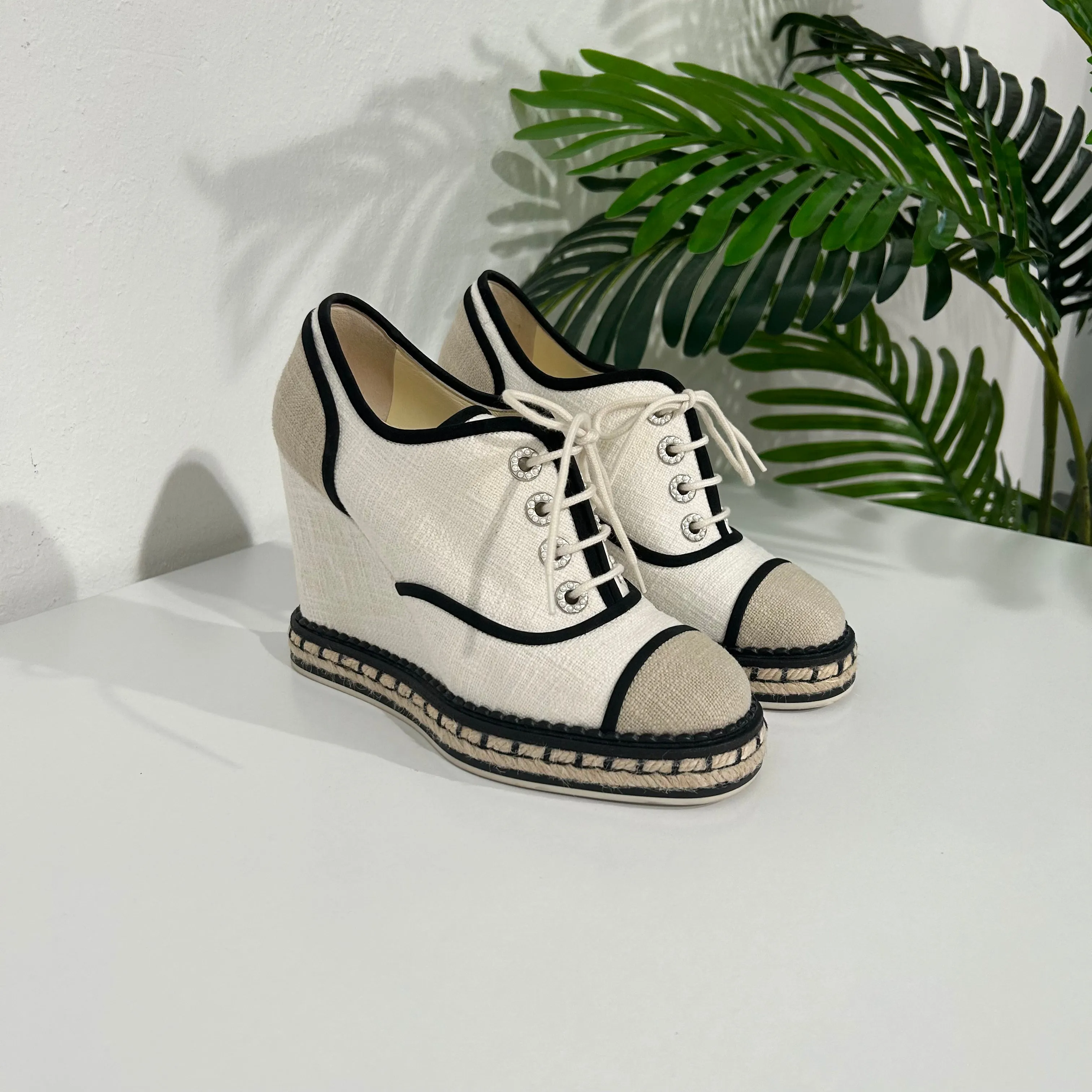 Chanel Oxford Wedges
