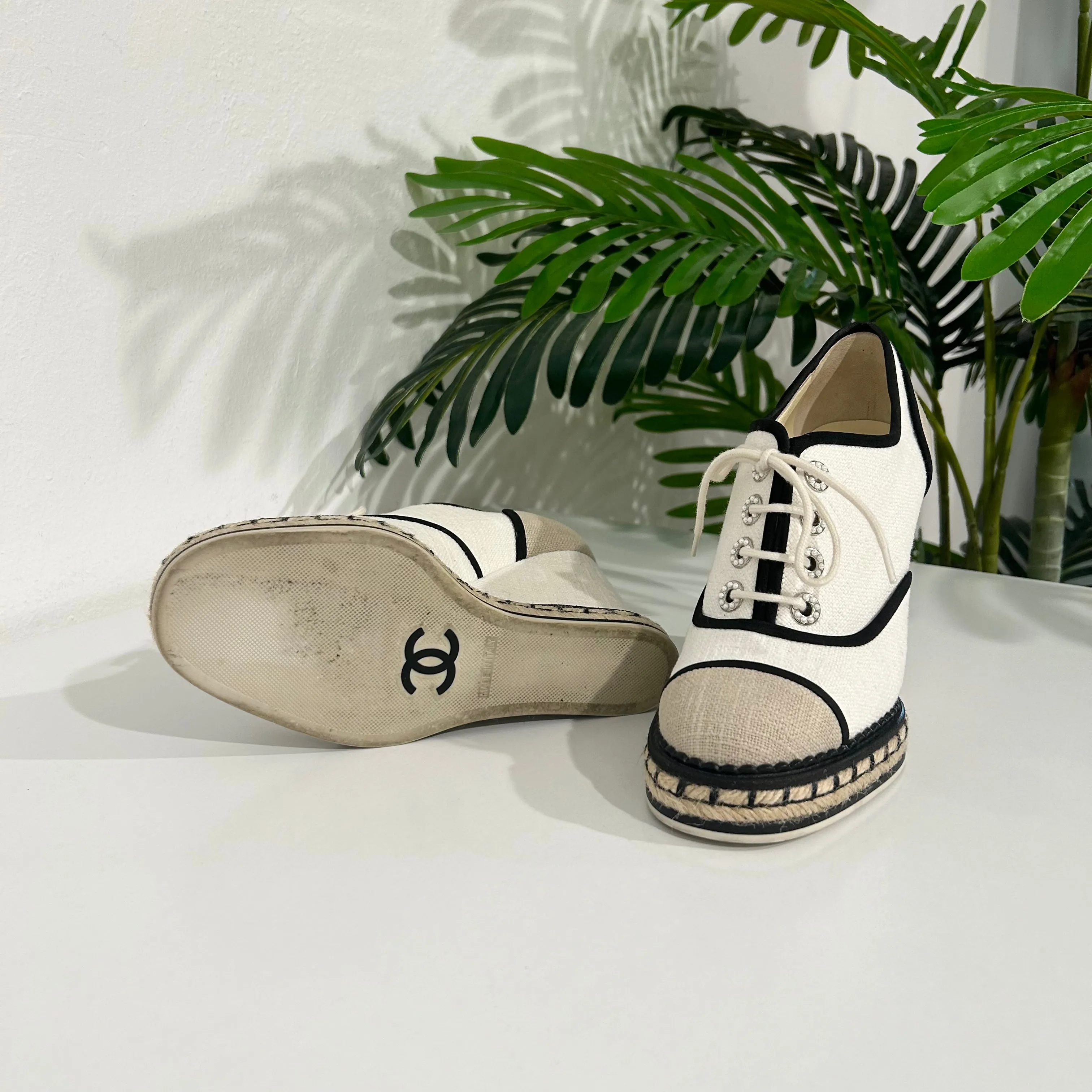 Chanel Oxford Wedges