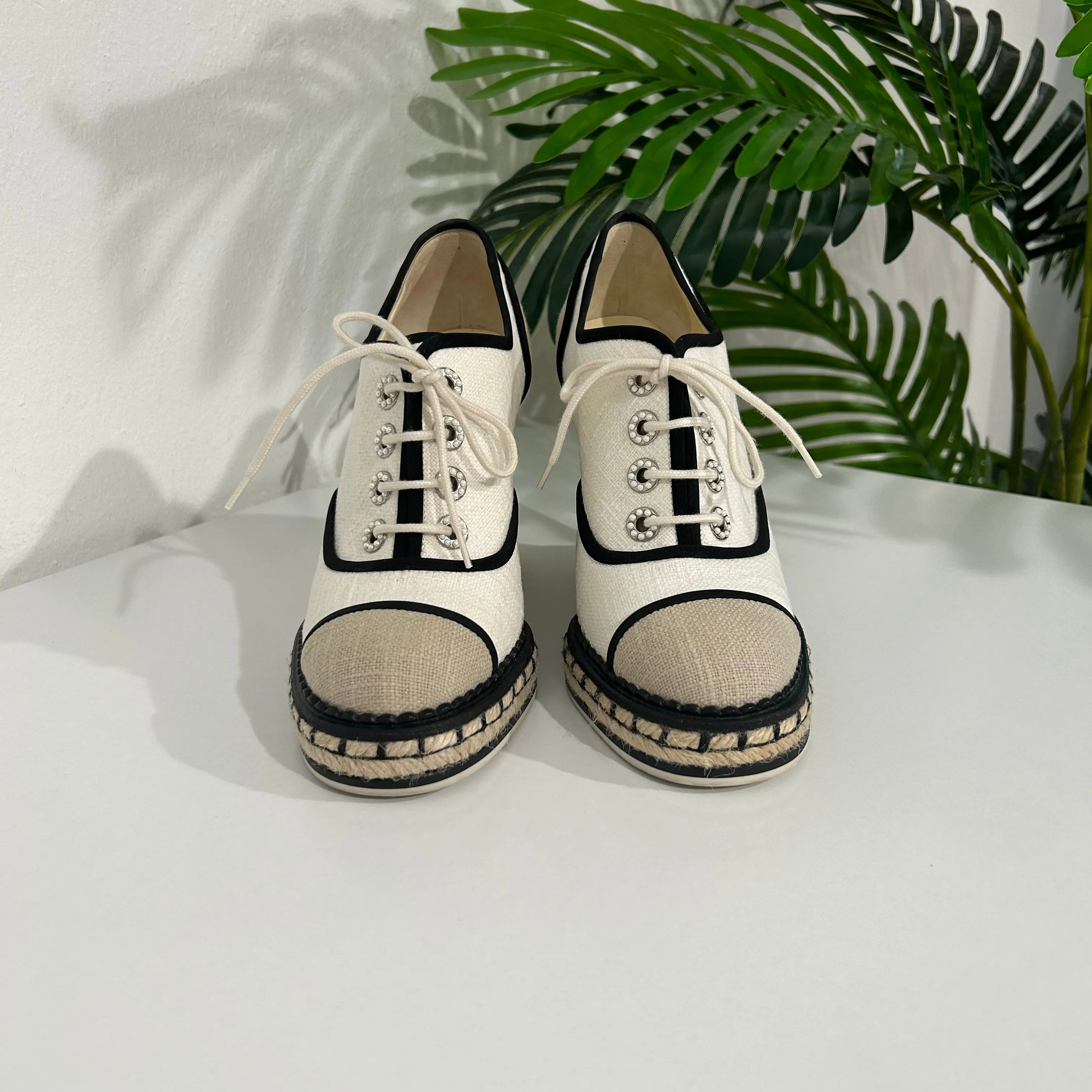 Chanel Oxford Wedges