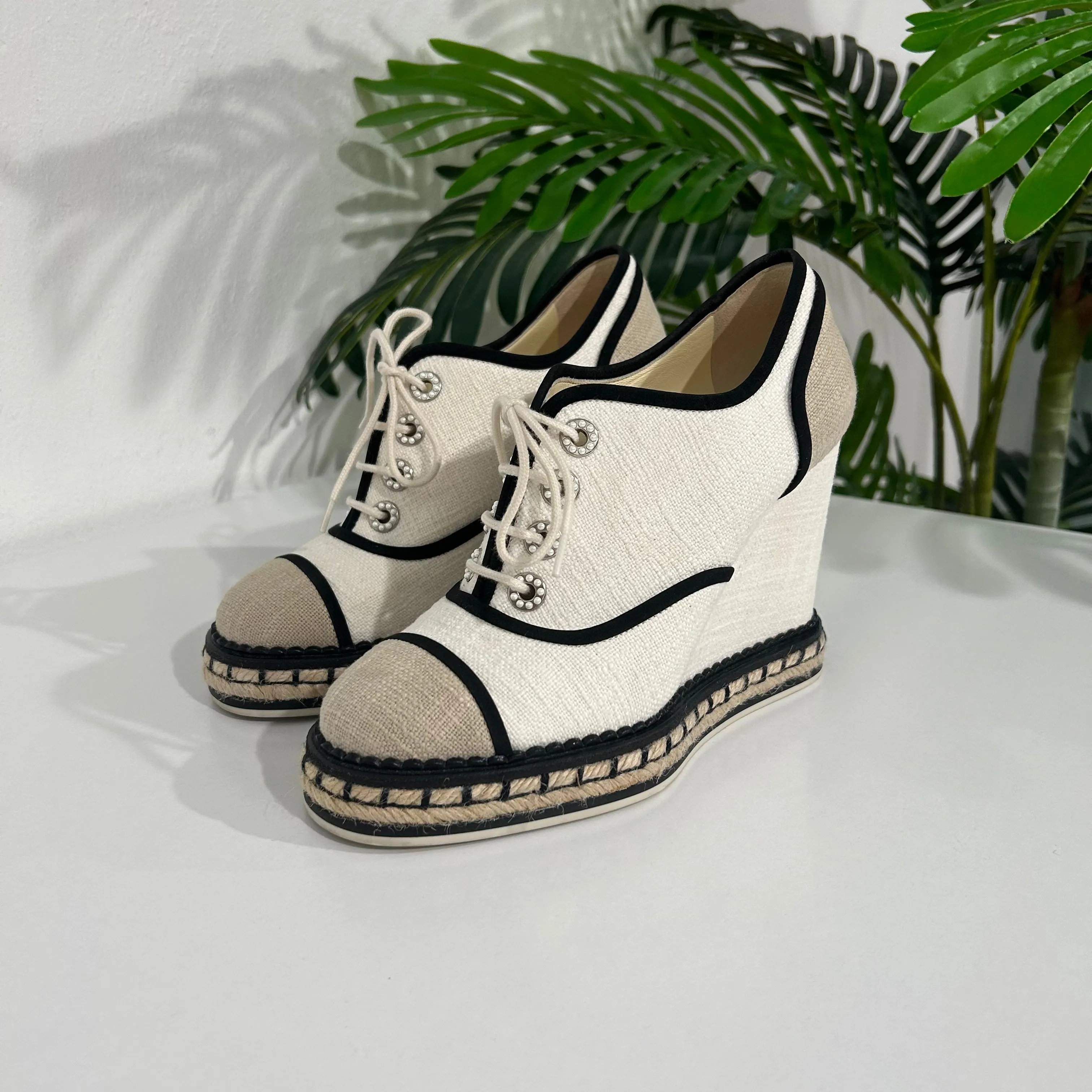 Chanel Oxford Wedges