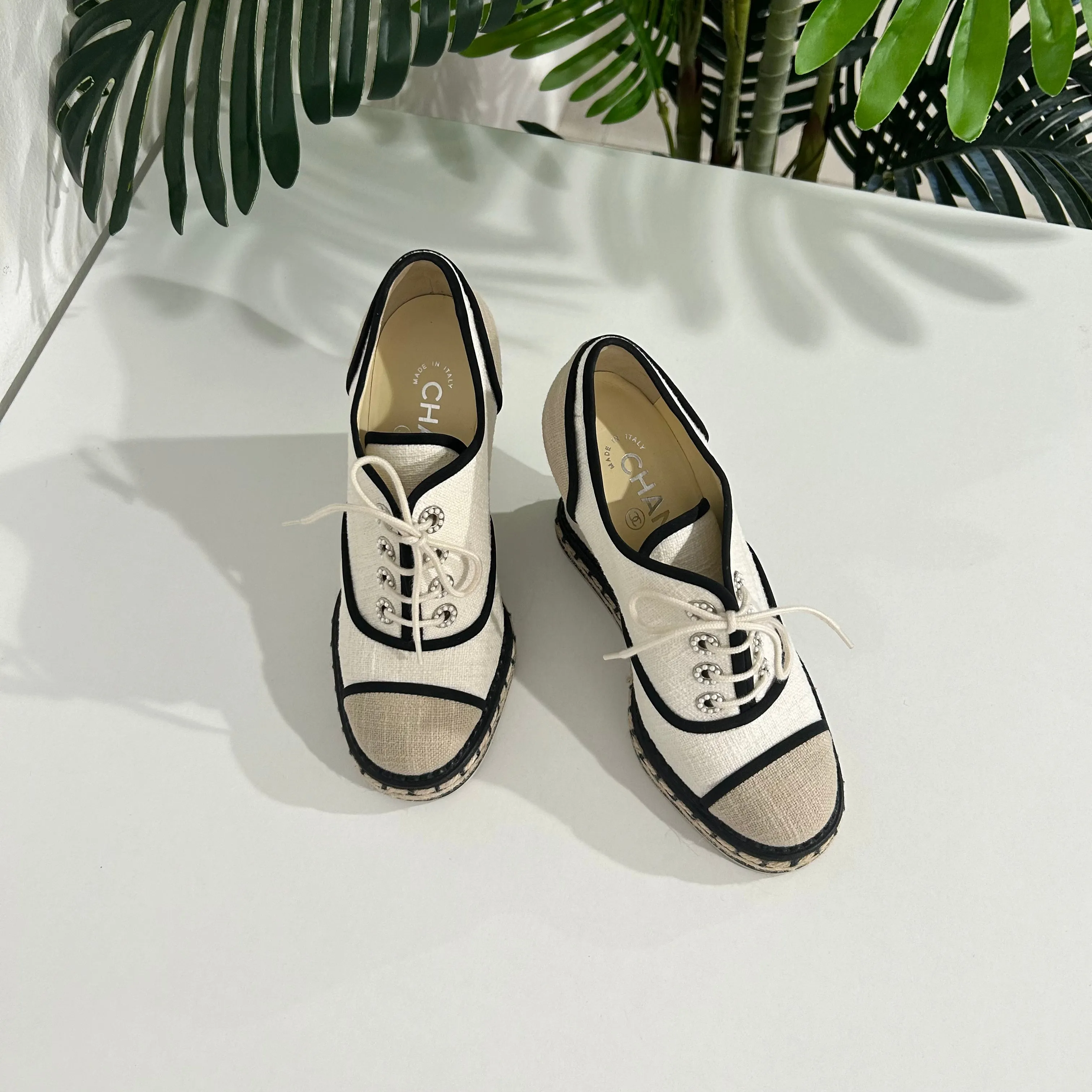 Chanel Oxford Wedges