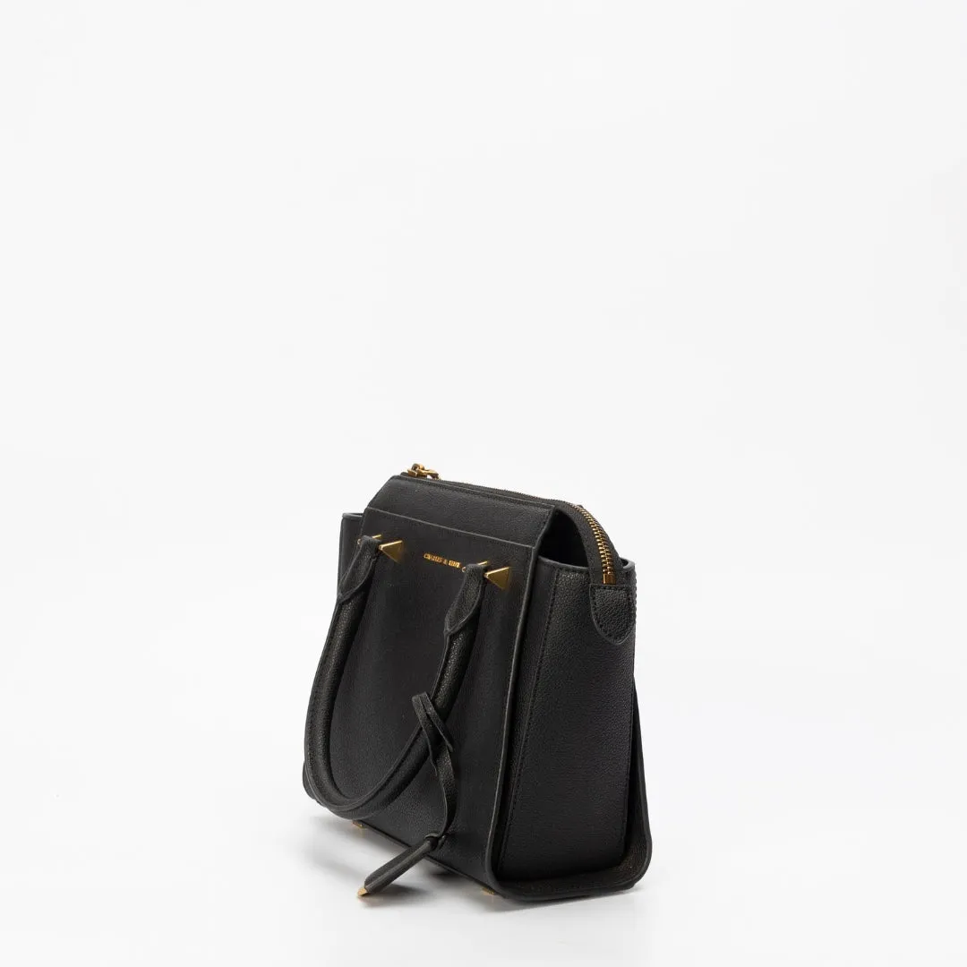 Charles & Keith Black Small Satchel Bag