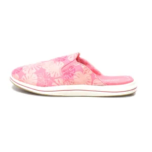 Clarks Cloudsteppers Mules Fabric Pink Colour For Women