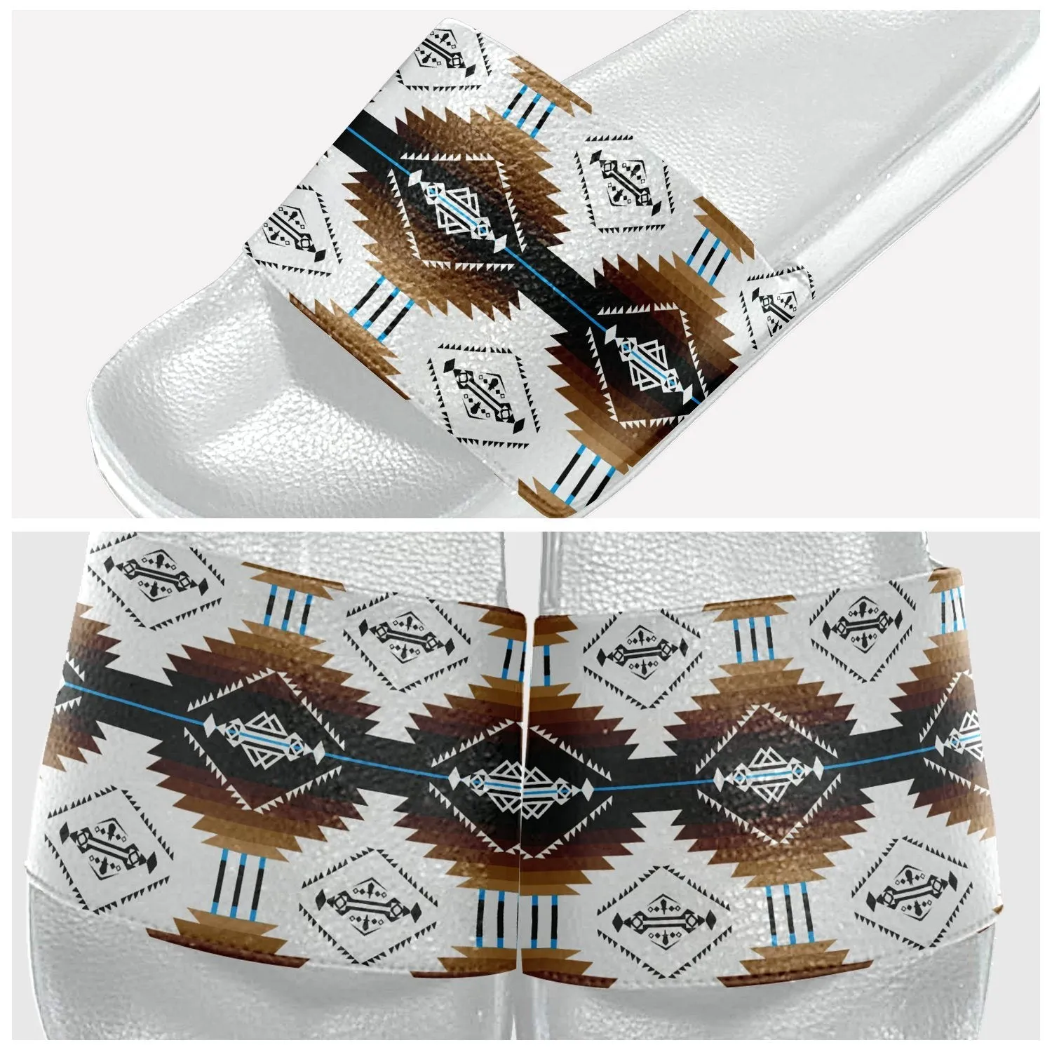 Cofitichequi White Slide Sandals