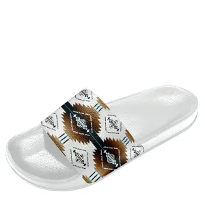 Cofitichequi White Slide Sandals