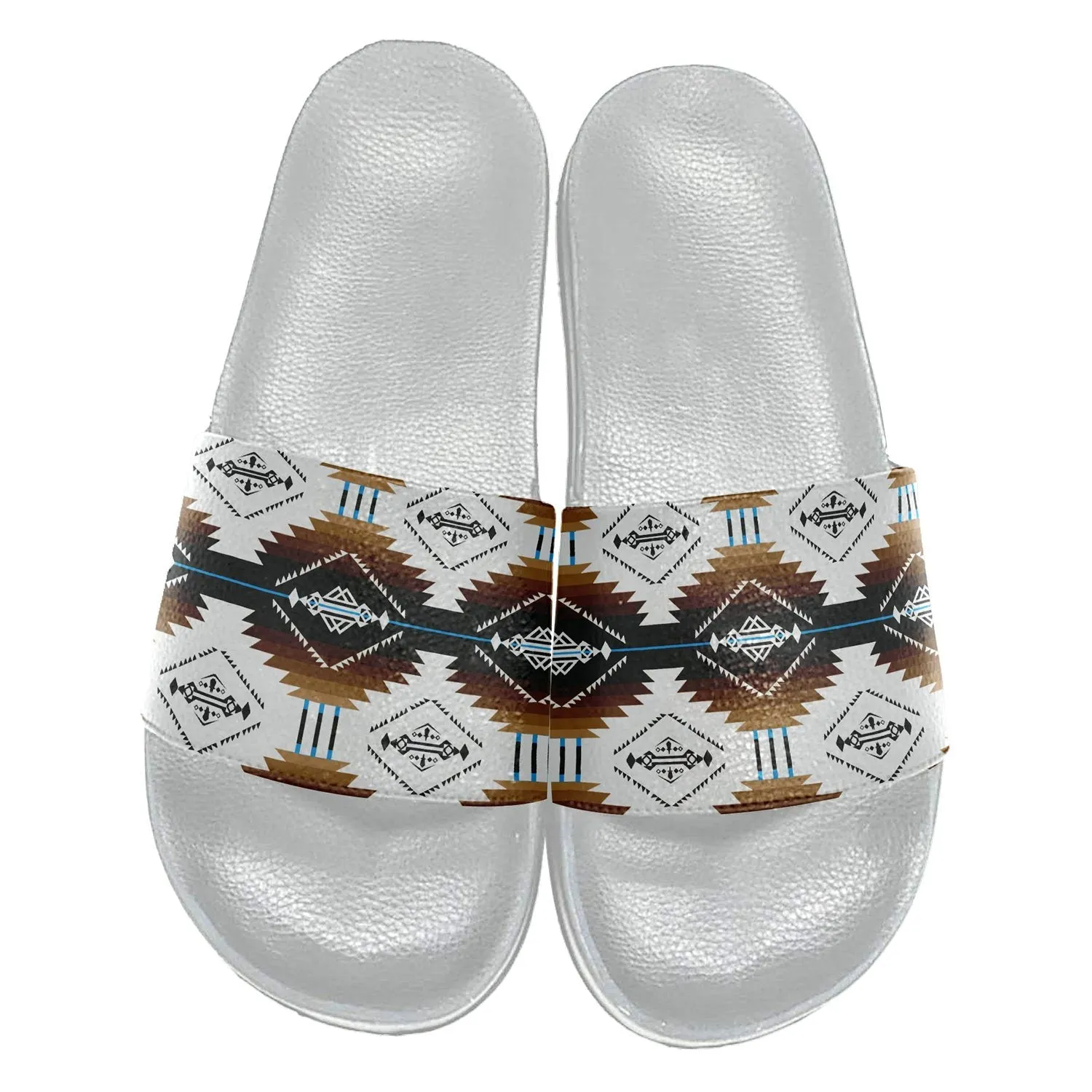 Cofitichequi White Slide Sandals