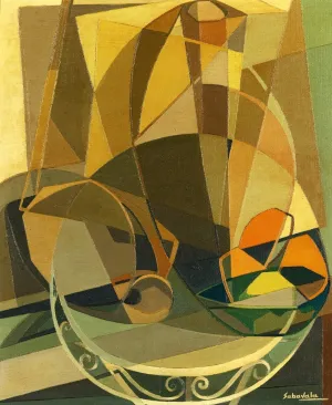 Earthenware And Fruit, 1958