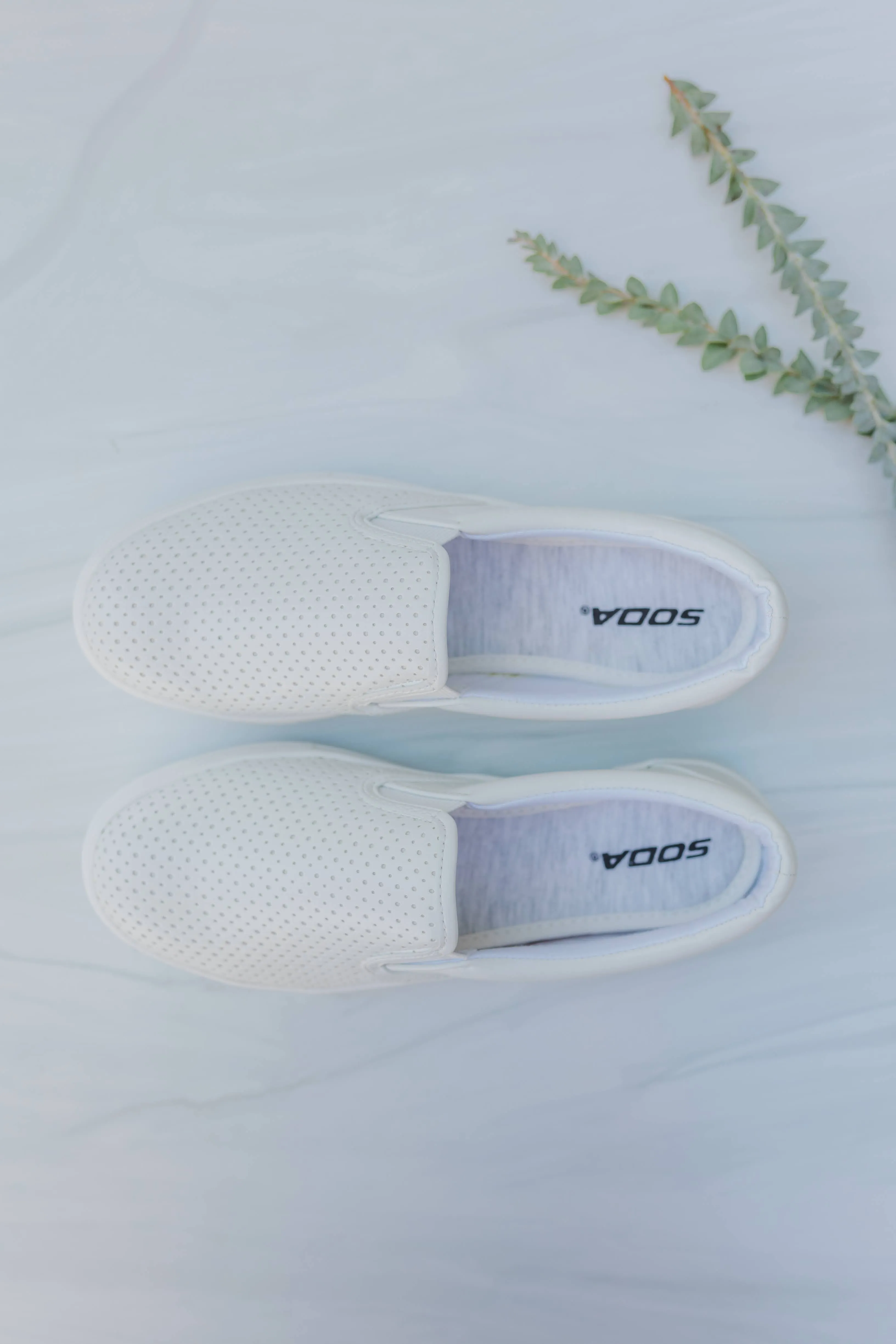 FINAL SALE White Soda Croft Sneakers Faux Leather
