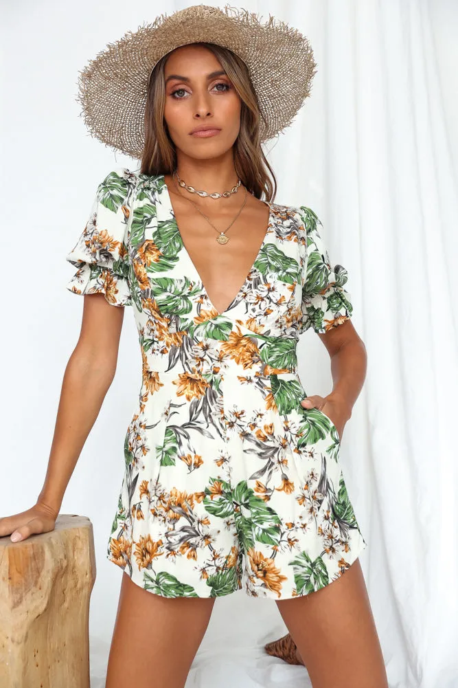 Funky Sensation Romper Cream