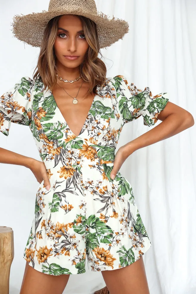 Funky Sensation Romper Cream