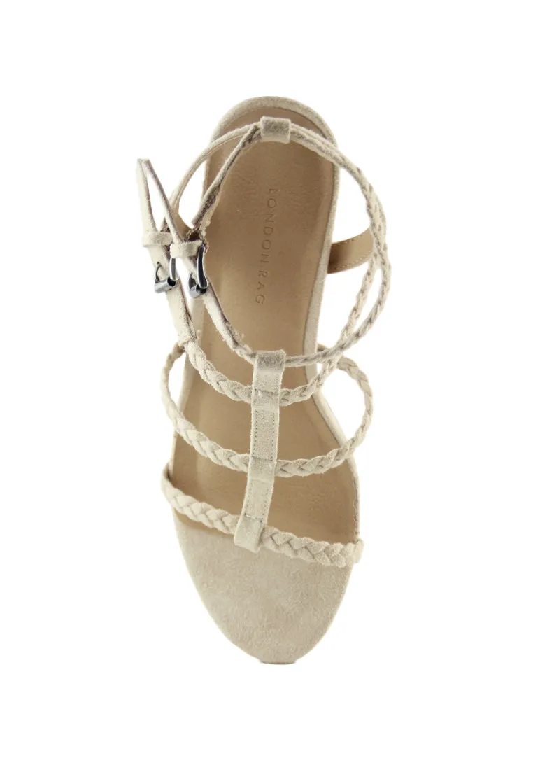 Ivory Heels Sandals