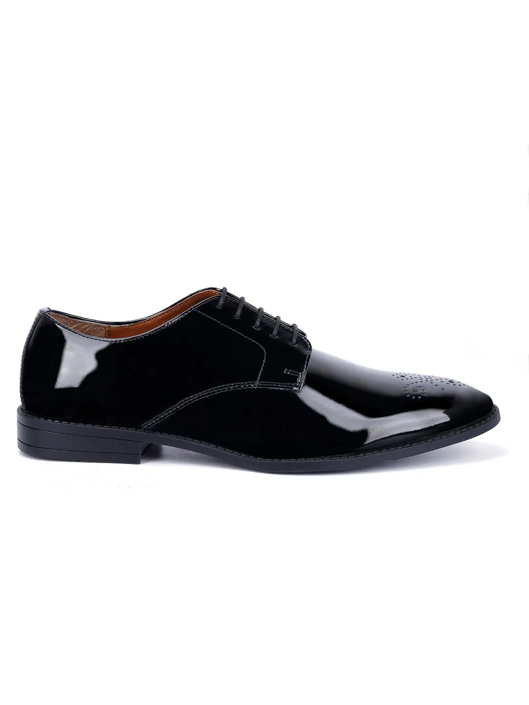 Jet Black Derbys Laceup for Men