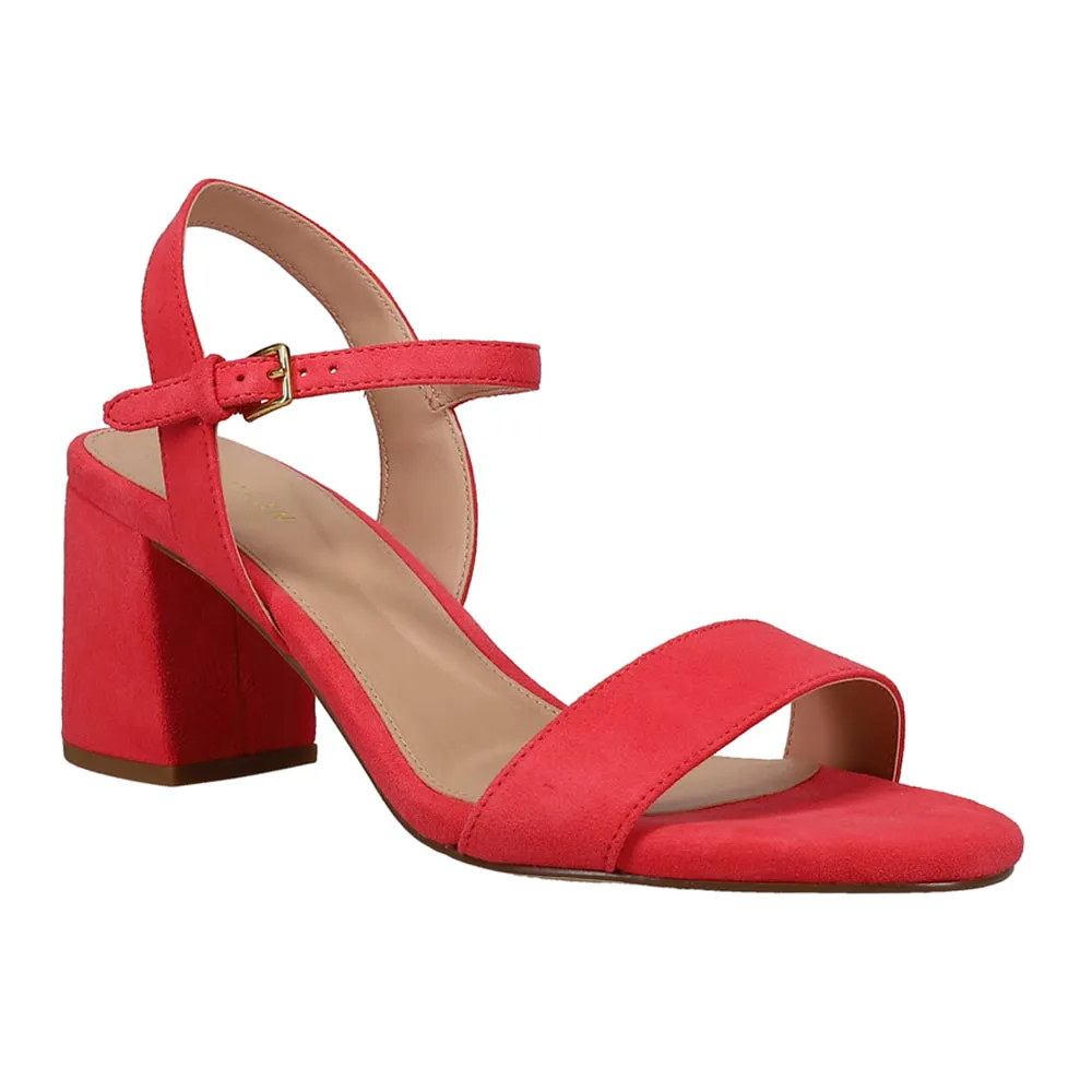 Josie Block Heel Sling Black Sandals