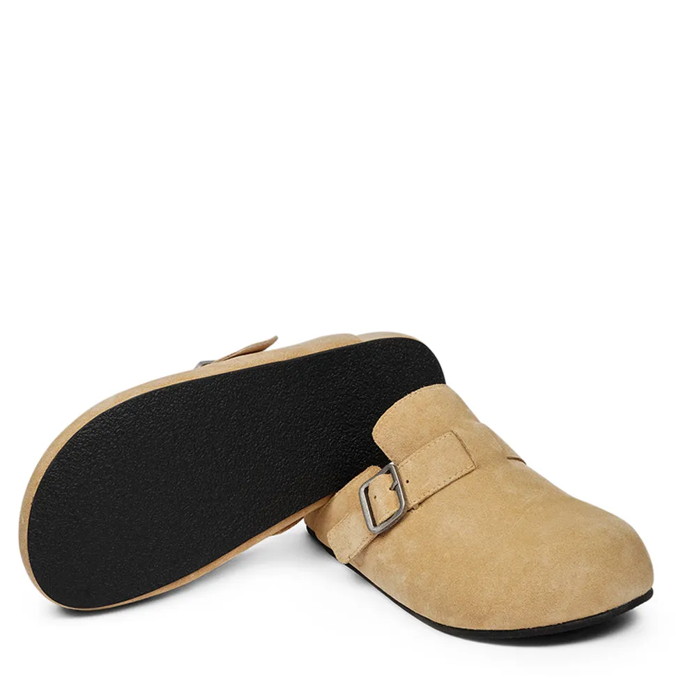 Kamakura - Suede Mules with adjustable buckle