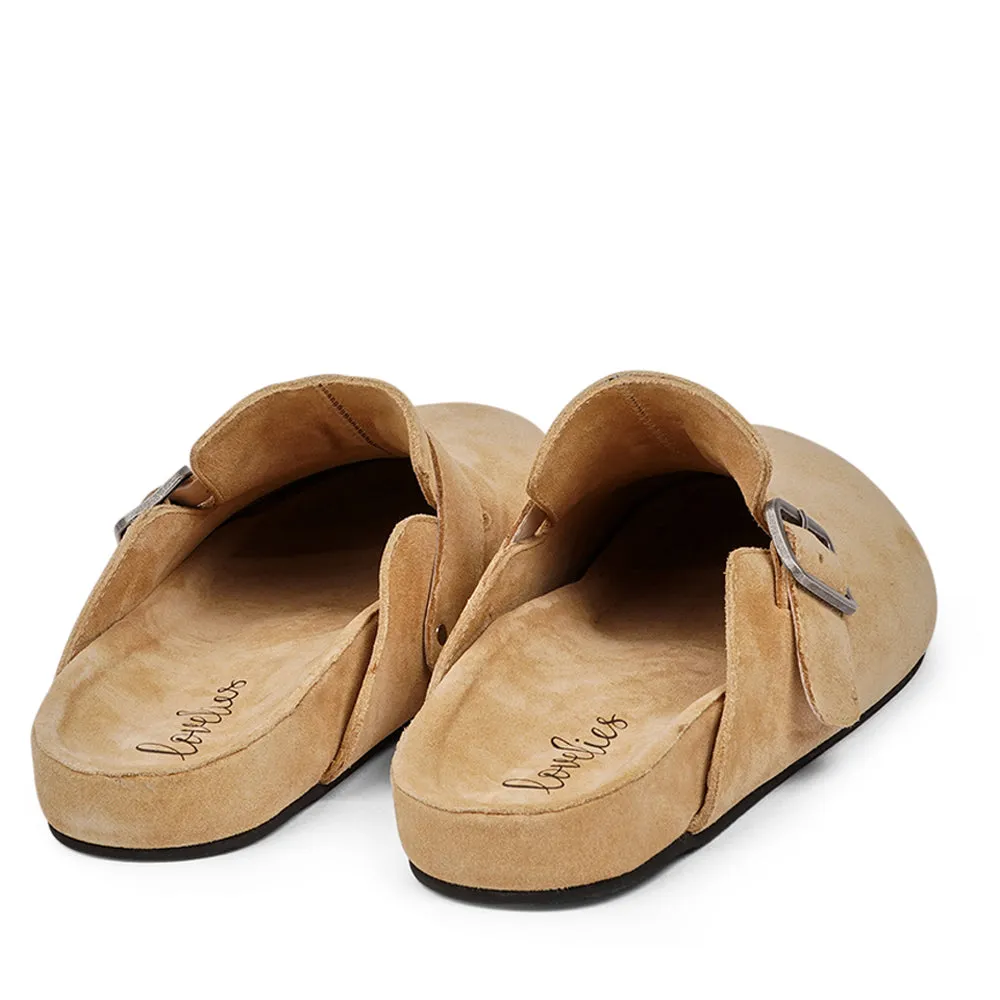 Kamakura - Suede Mules with adjustable buckle