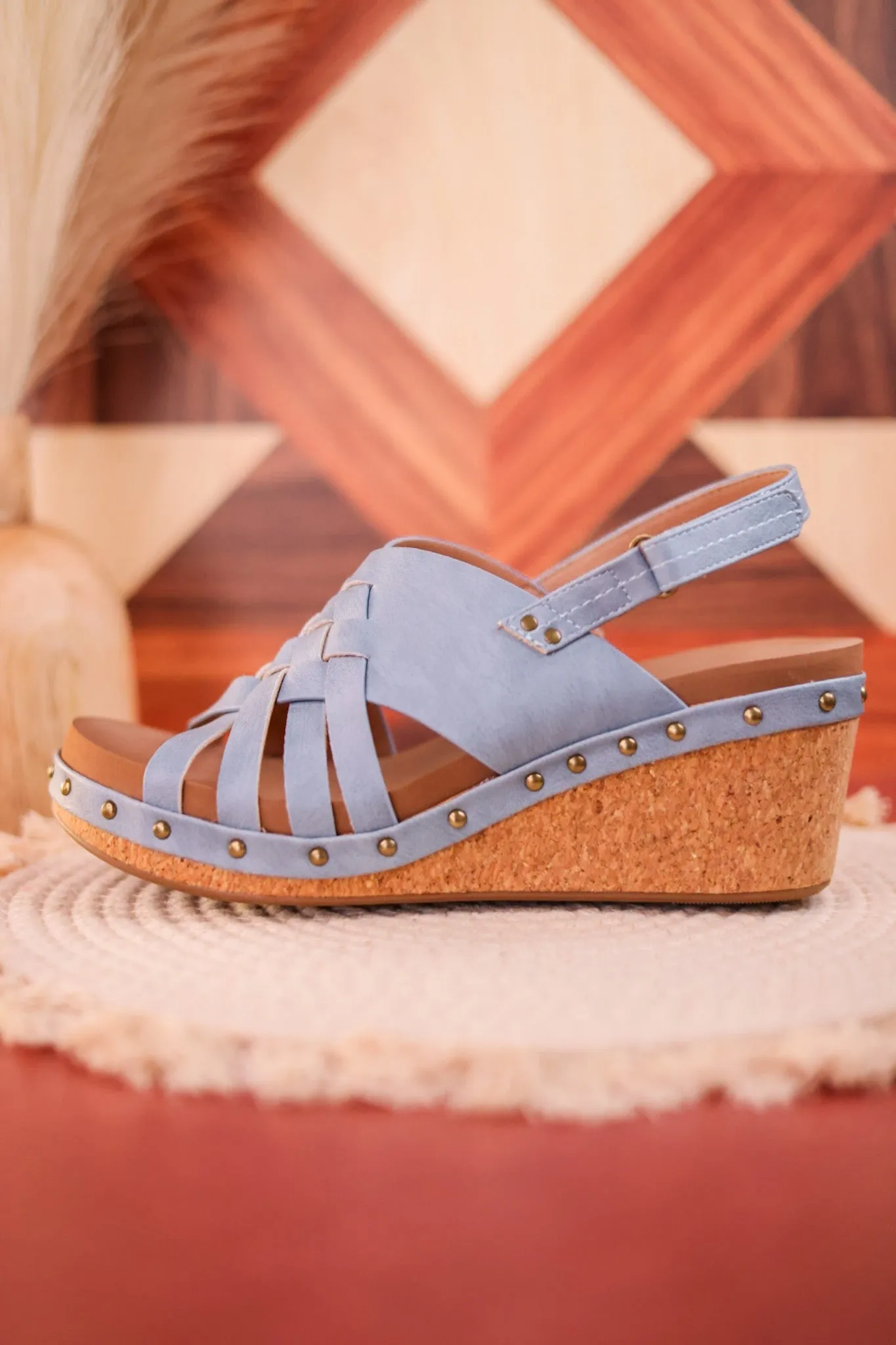 Light Blue Dream Weaver Wedge