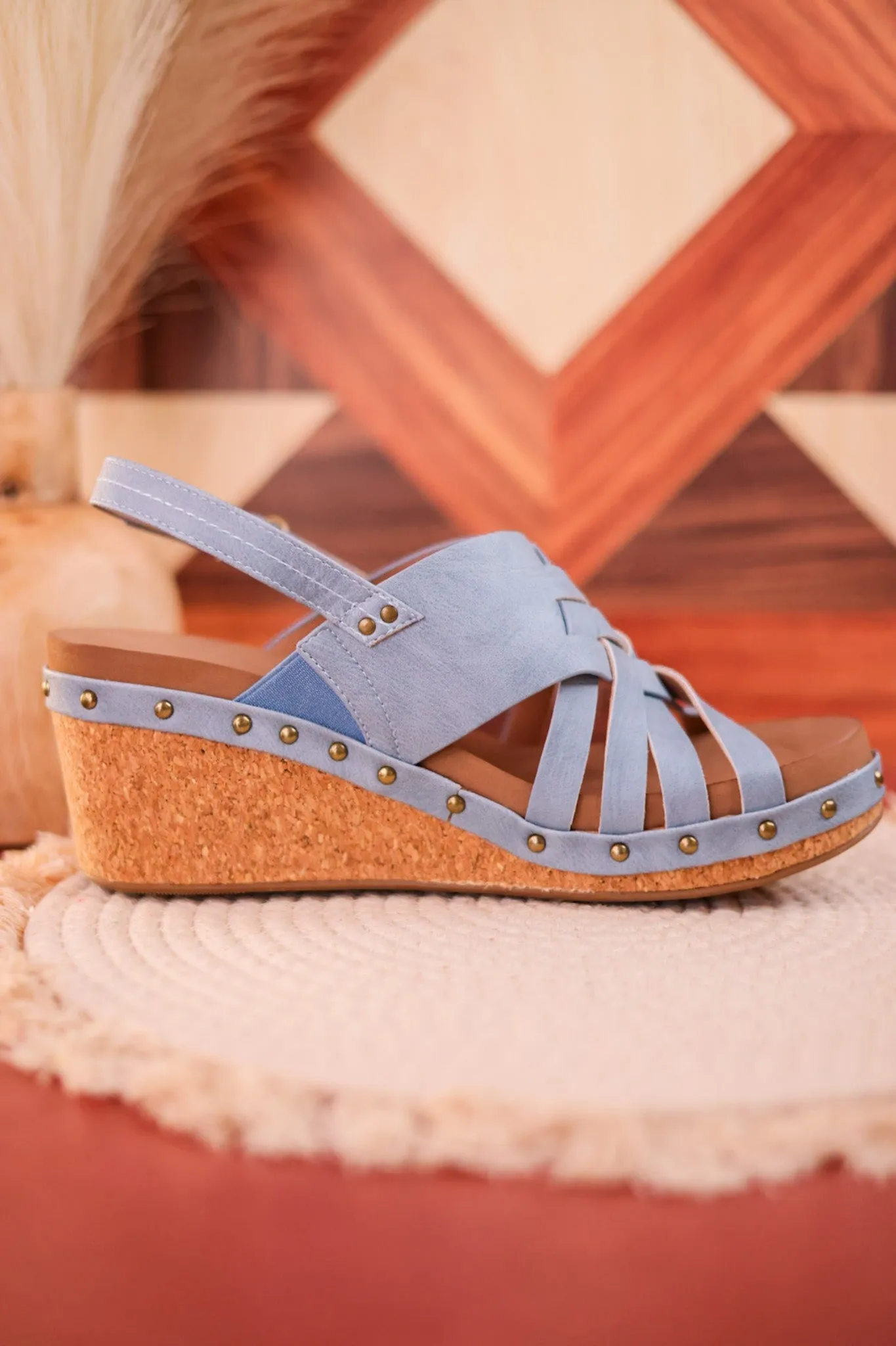 Light Blue Dream Weaver Wedge