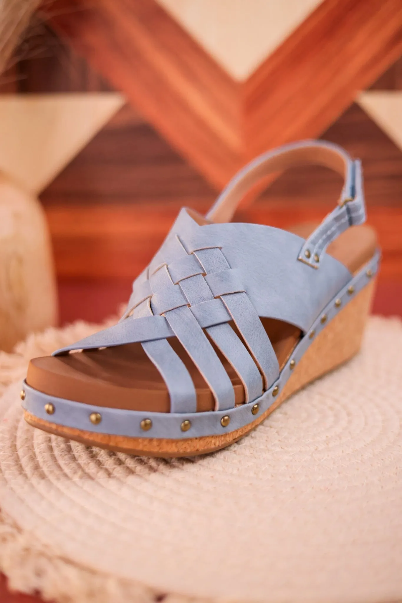 Light Blue Dream Weaver Wedge