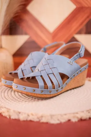 Light Blue Dream Weaver Wedge