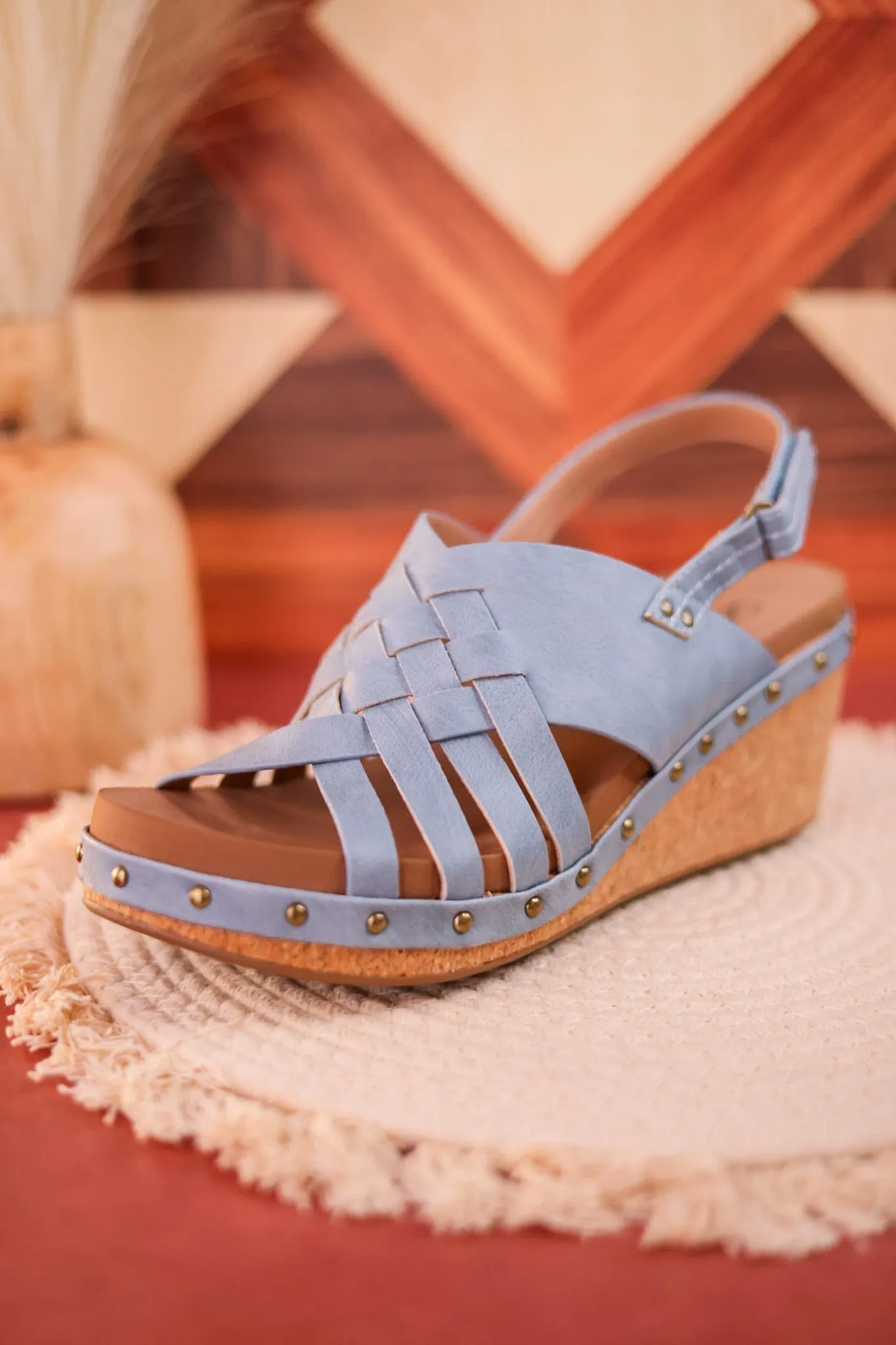 Light Blue Dream Weaver Wedge