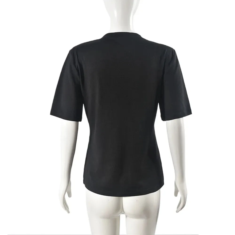 Meant To Be Floral Black Top