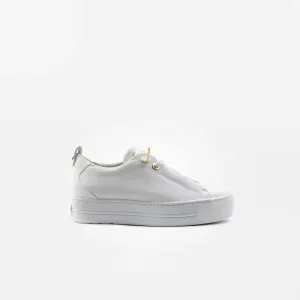 Paul Green - 5017 White Elastic Slip On Trainer*