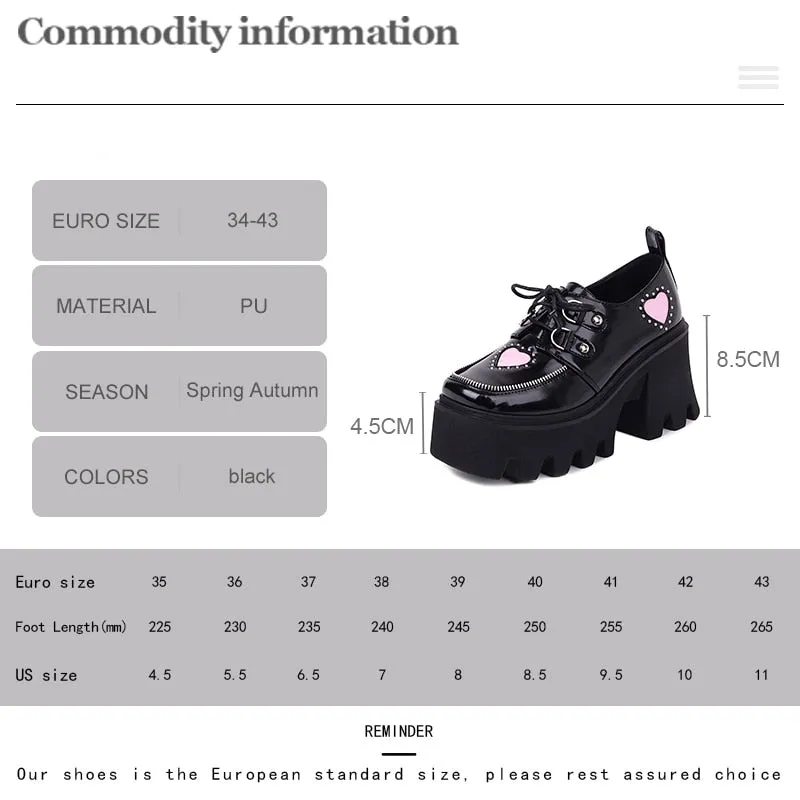 Preppy Gothic Lolita Shoes