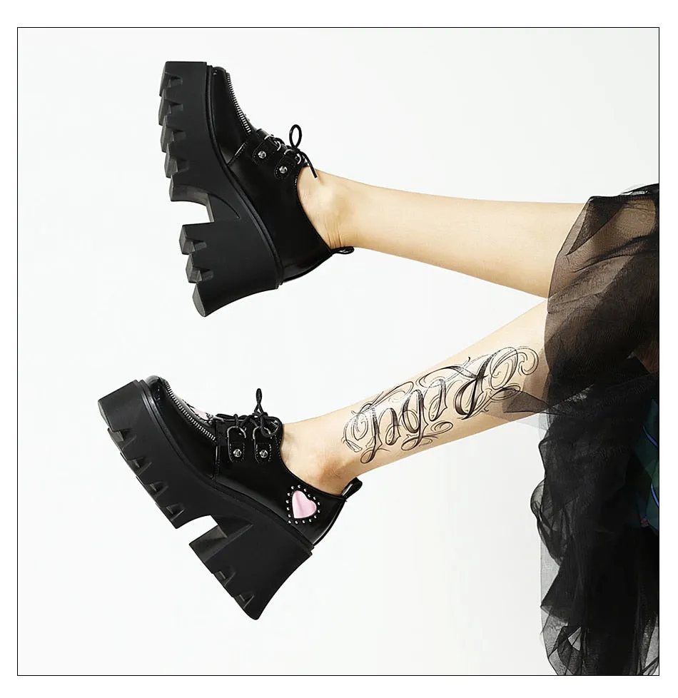 Preppy Gothic Lolita Shoes