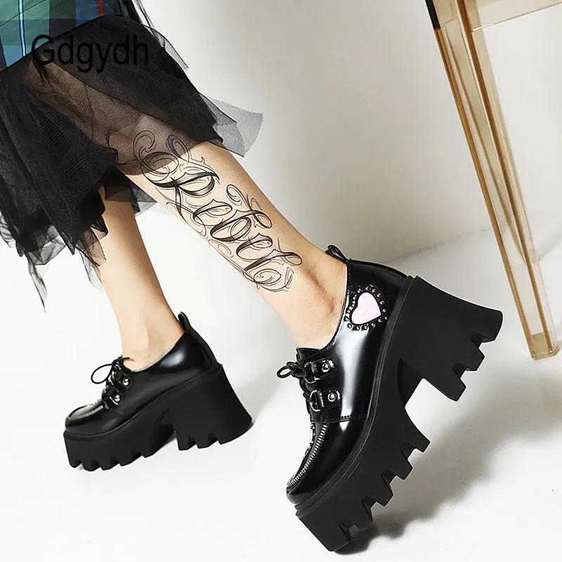 Preppy Gothic Lolita Shoes
