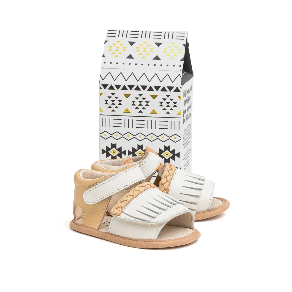 Pretty Brave Skye Fringe Sandals
