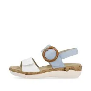 Remonte Women's Adjustable Sandals- Blue
