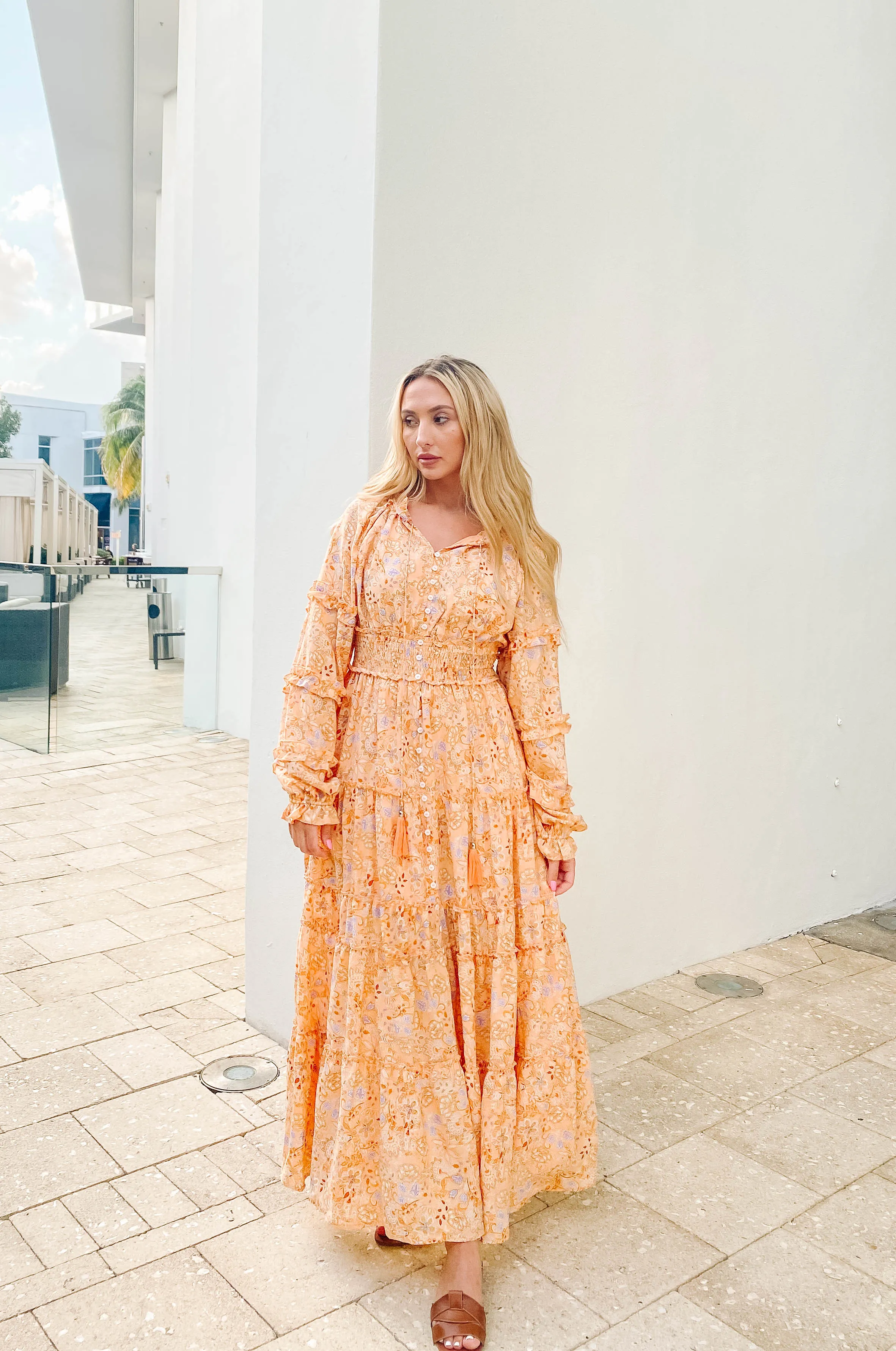 Rio Floral Boho Maxi Dress
