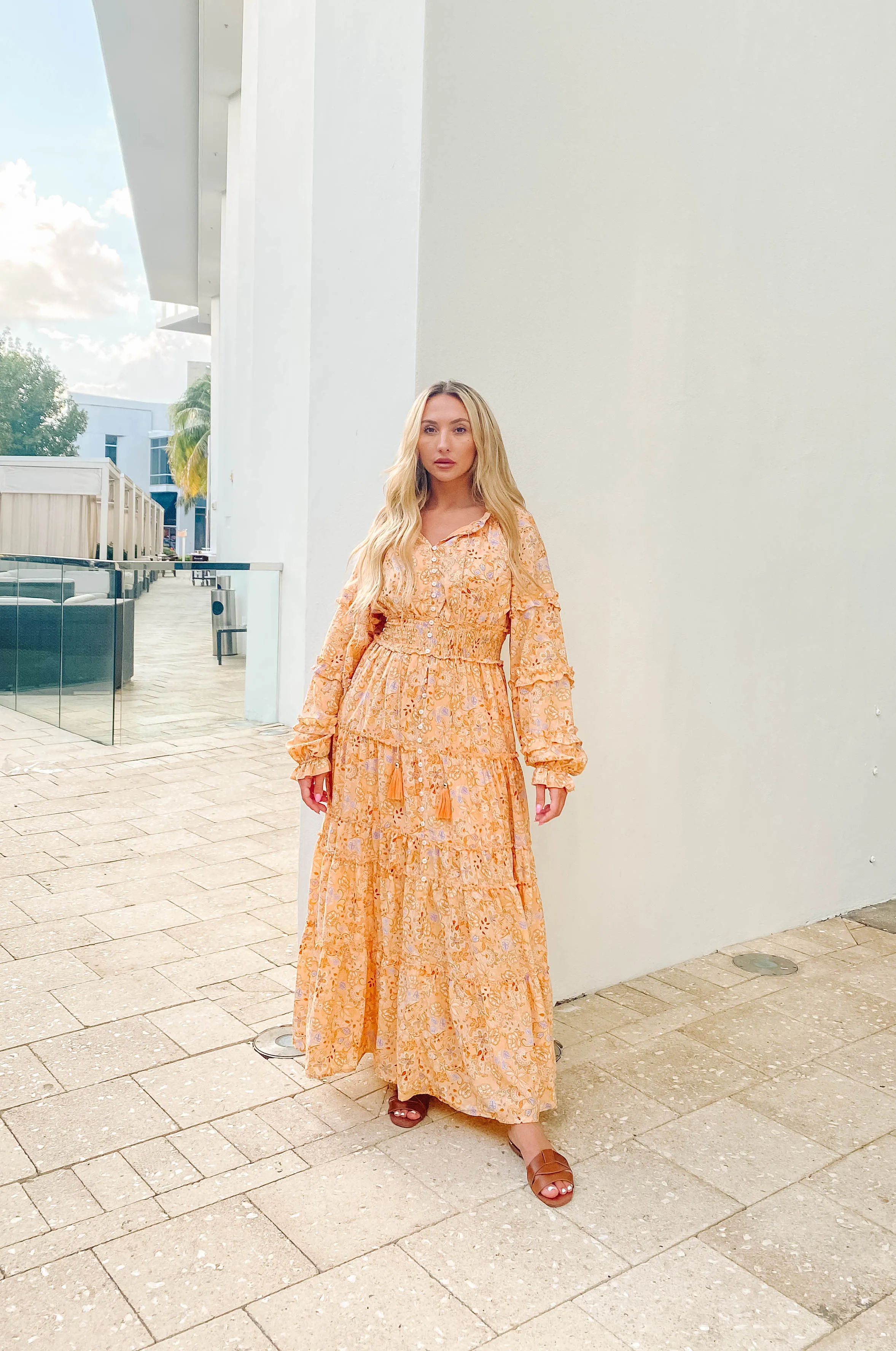 Rio Floral Boho Maxi Dress