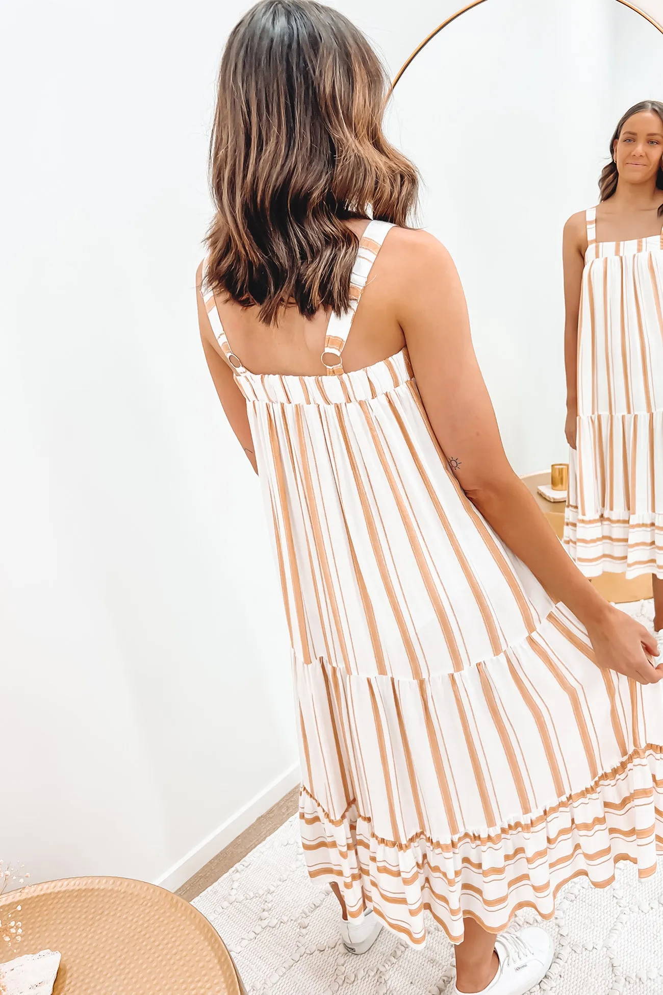 Soraya Midi Dress White