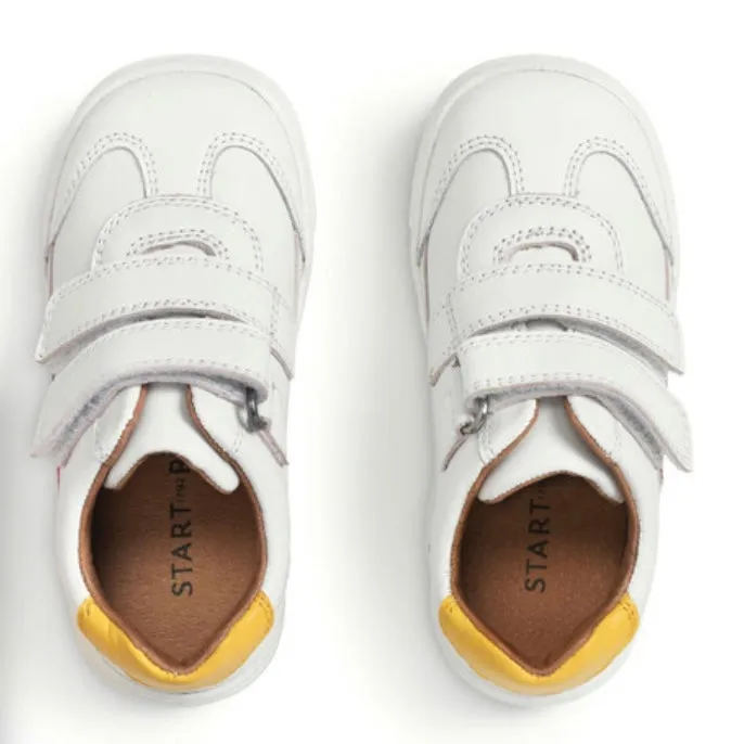 Start rite Roundabout white leather shoe