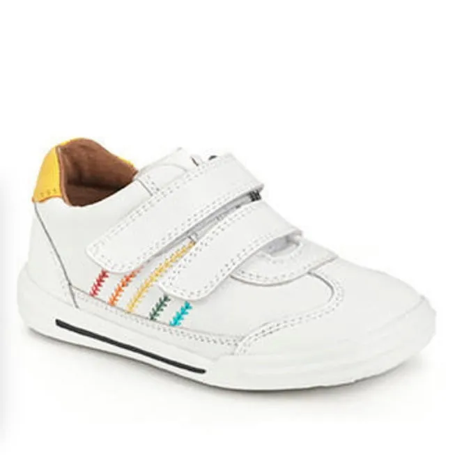 Start rite Roundabout white leather shoe