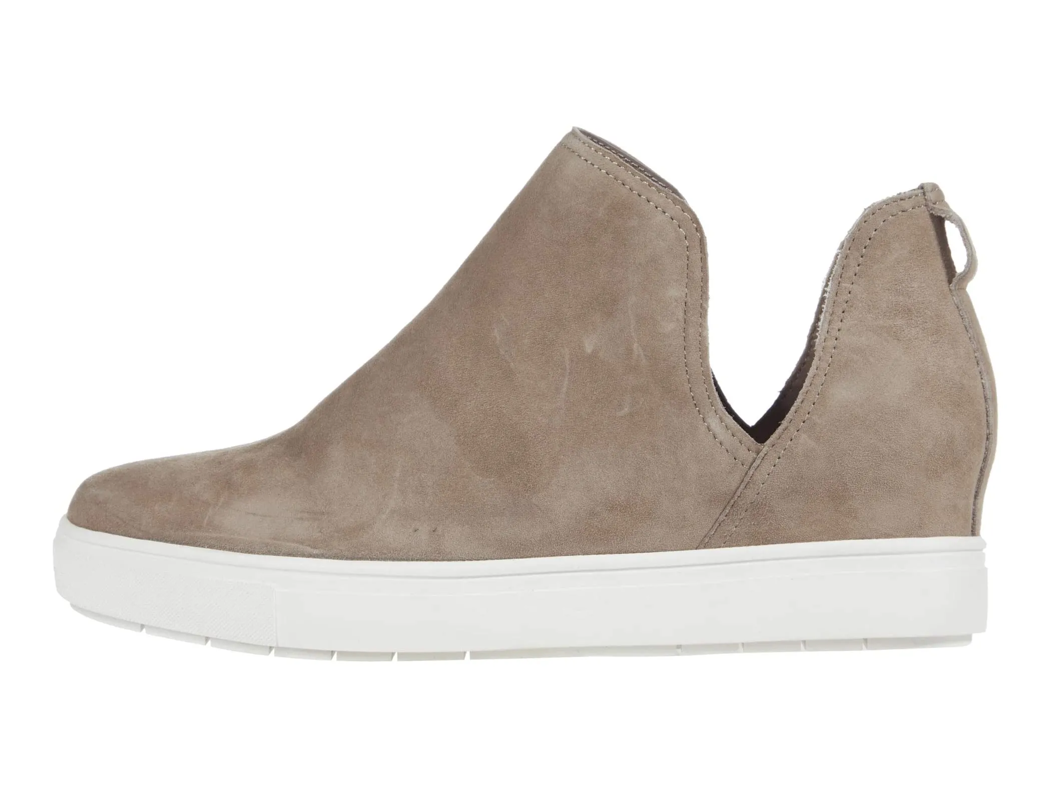 STEVE MADDEN WOMEN'S CANARES CROCO SUEDE SNEAKERS TAUPE MULTI