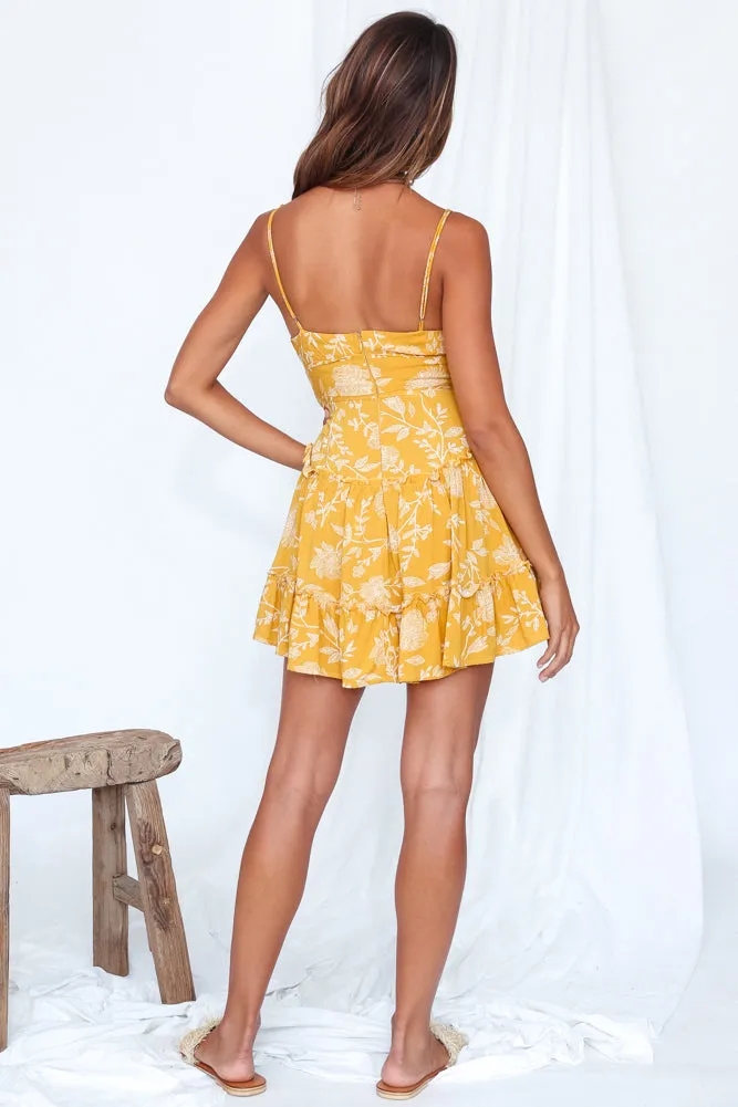 Sunshine Lover Dress Yellow
