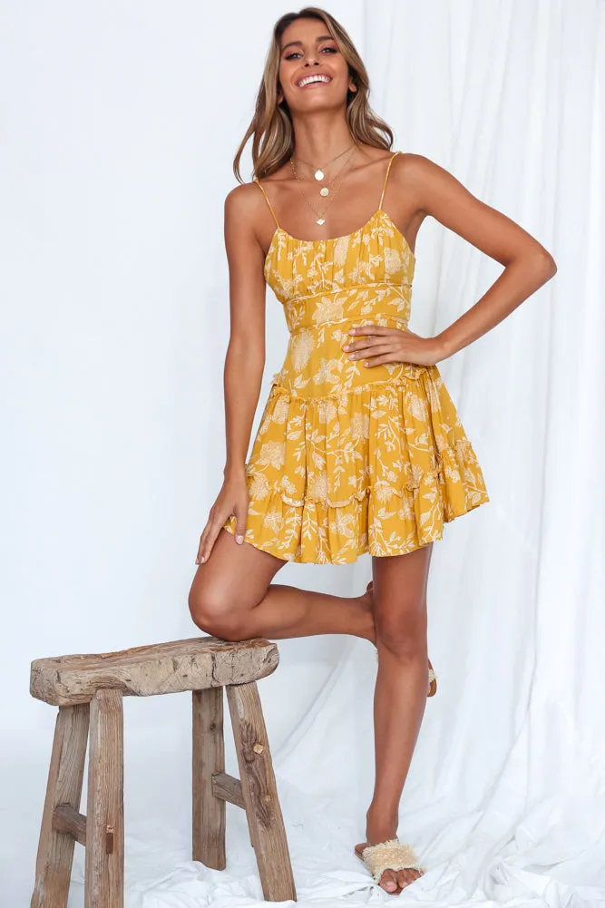 Sunshine Lover Dress Yellow