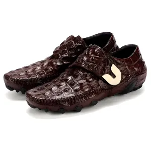 The Brutus Crocodile Leather Loafers