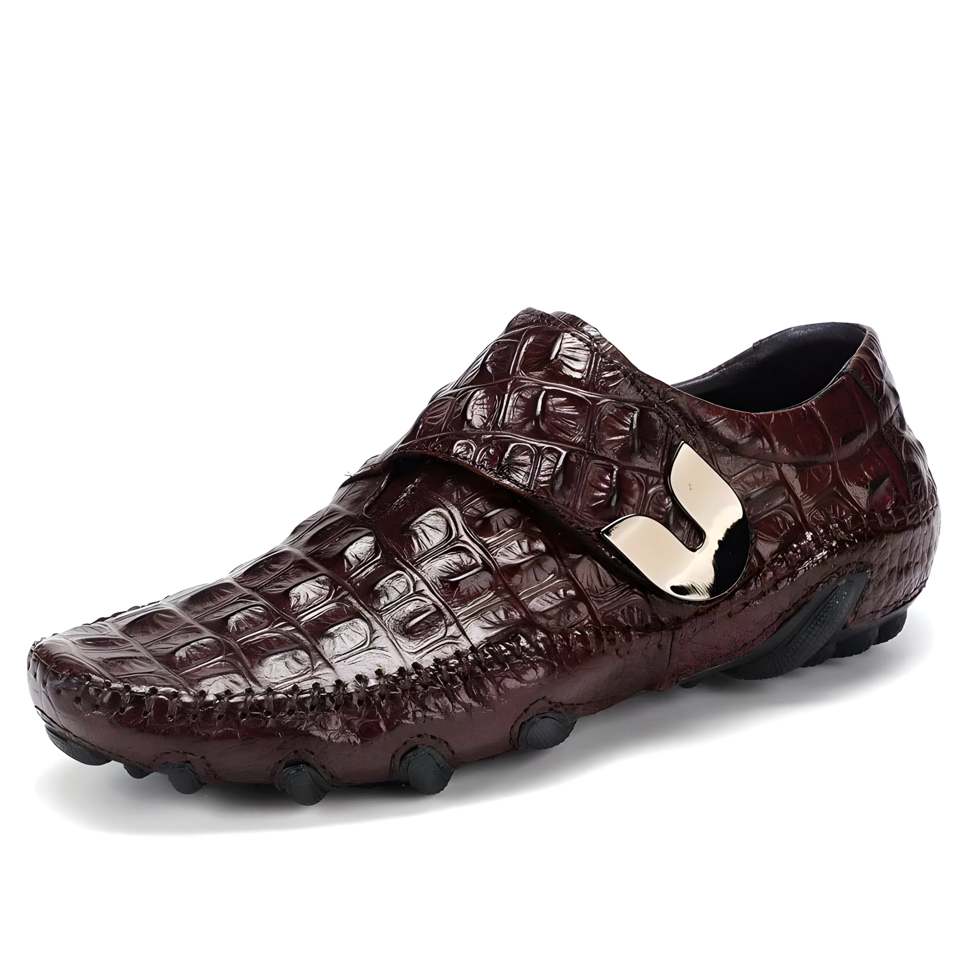 The Brutus Crocodile Leather Loafers