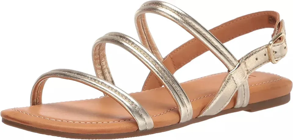 UGG Women's MYTIS Flat Sandal, Gold Metallic, 10